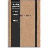 De Hobbit Hobbit - Luxe Schoolagenda 2026-2027 - 1 week op 2 pagina's - Harde kaft - A5 (14 x 20,5 cm) - Kurk