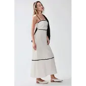 Hiccups for Kids Vierkante Kraag Maxi Jurk
