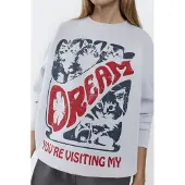 Hiccups for Kids Bedrukt Ronde Hals Sweatshirt