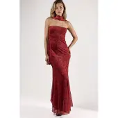 Hiccups for Kids Strapless Bloemen Bodycon Maxi Jurk