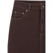 MixRay Hoge Taille A-Lijn Denim Minirok met Knopenclosure