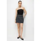 MixRay Hoge taille minirok met riem