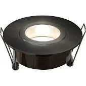 Wiesbaden Inbouwspot Enkel Spotz Dimbaar IP65 Gunmetal