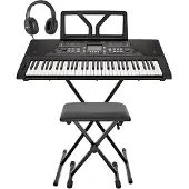 Gear4Music K3 61-Note Keyboard by Stand Pack
