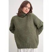 MixRay Oversized Geribbelde Coltrui