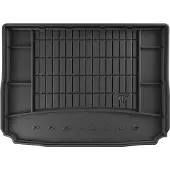 Frogum - DryZone - Kofferbakmat 3D met Organizer - Geschikt voor SUZUKI SX4 S-Cross vanaf 2016 (Facelift) - Hoge laadvloer - TPE Rubber - Zwart