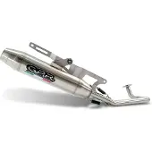 Gpr Exclusive Deeptone Inox Honda Zoomer 50 03-13 Gehomologeerd Compleet Uitlaatsysteem