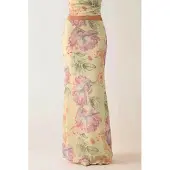 Hiccups for Kids Lage Taille Bloemen Maxi Rok