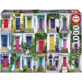 Educa - Puzzel 1000 stukjes - De deuren van Notting Hill