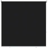vidaXL Buitenrolgordijn UV-bescherming Zwart 145 x 230 cm (B x H)