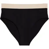 Marc O'Polo Bikinibroek ' Contrast Binding ' crème / zwart