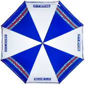 Sparco Martini Racing Opvouwbare Paraplu Martini Racing Paraplu - Zwart — Marineblauw — Maat Onesize