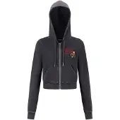 Ed Hardy Sweatvest 'Flaming Tiger' geel / pasteelgeel / robijnrood / zwart