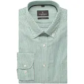 Casa Moda Casual Fit Overhemd groen, Gestreept