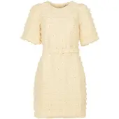 Freebird Dames Kleedjes Wv-hairy-sequince-261 - Geel - Maat M