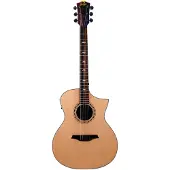 Bromo BAA4CE Natural Jumbo elektro-akoestische gitaar