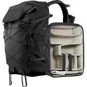 Leofoto Backup Series Backpack 35l Bag zwart+ Large Divider