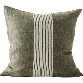 Tell Me More Colette kussensloop Green stripe, 50x50 cm