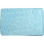 MSV Badmat met Antislip Onderzijde – Zachte Absorberend Badkamer Mat voor Douche en Bad – Badmatten met Kiezelsteendesign