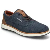 Bugatti Veterschoen donkerblauw / cognac