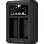 JJC DCH-W126TC USB-C Dual Battery Charger voor Fujifilm NP-W126 accu