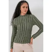 Big Dart Gestructureerde Slim Fit Halve Colblouse