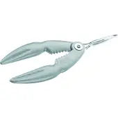 Westmark Kreeftenkraker met geïntegreerd pincet, aluminium/roestvrij staal, lengte: 21,1 cm, Cracky-Spezial, zilver, 66102270