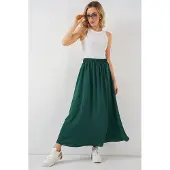 Bigdart Maxi Rok met Elastische Taille