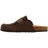 The Divine Factory Noga Gassirette leren mocassin-pantoffels met studs