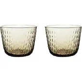 Marimekko Syksy drinkglas 2 dl 2-pack Brown