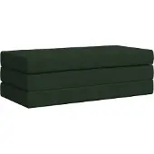 vidaXL Vouwbare Sofa Bed 140 x 67 x 45 cm Donkergroen