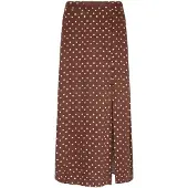Ydence Dames Rokken Skirt Louis - Bruin - Maat XS