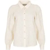Freebird Dames Blouses Wv-flower-tape-sequins-26-1 - Ecru - Maat M