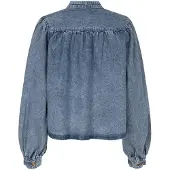 Ibana Dames Blouses Tessa - Lichtblauw - Maat 42