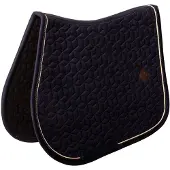 Kentucky Horsewear Horsewear - Zadeldoek velvet jumping donkerblauw pony