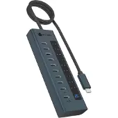 Icy Box IB-HUB1450-C31 Hub, 10-in-1 hub, IcyBox USB 3.2 met 10 aansluitingen