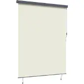 vidaXL Rolgordijn Crèmekleurig 220 x 250 cm Stof en Aluminium