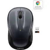Logitech M325 muis - Optisch - Draadloos - Zilver - Radiofrequentie - USB - Scrollwiel met kantelfunctie