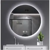 SaniGoods Halo ronde spiegel met verlichting en verwarming 100cm