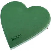 Oasis - Ecobase - Steekschuim - Hart - 2stuks - 19x20x4,5cm