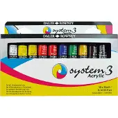 Daler Rowney System3 Set acrylverf 10 x 22 ml