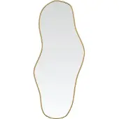 vidaXL Wandspiegel 100x45 cm goudkleurig