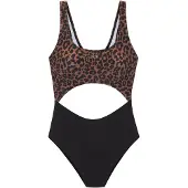 LASCANA Badpak bruin / zwart
