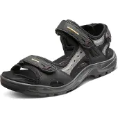 Ecco Wandelsandalen 'Offroad' taupe / lichtoranje / zwart