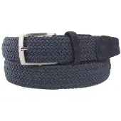 6Road Riem Blauw Ceintuur vlecht stretch suede 395050/47
