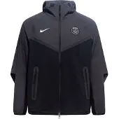 Nike Paris Saint-Germain Tech Woven Trainingsjack 2026-2027 Kids Zwart Donkergrijs Wit