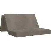 vidaXL Vouwbare Sofa Bed 200 x 67 x 45 cm Lichtgrijs