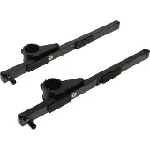 Quiklok MKS4-ARM-XL Extra Diepe Steunen – Voor MKS4 Keyboardstandaard, Staal, Zwart