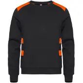 Clique Ambition Roundneck Signaaloranje maat XS heren