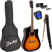Fazley W40-SB westerngitaar starterset